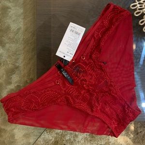 Women’secret red lace brief